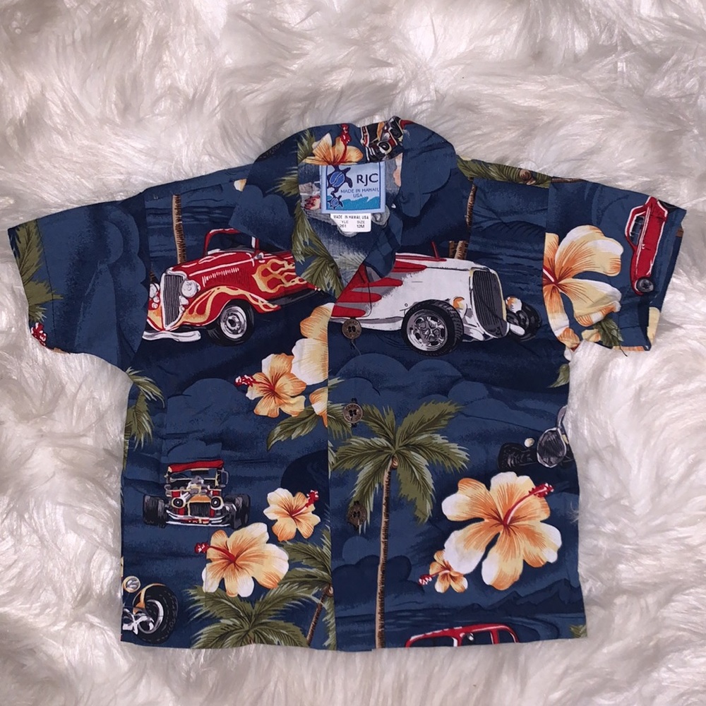 RJC Hawaiian Button Down Shirt